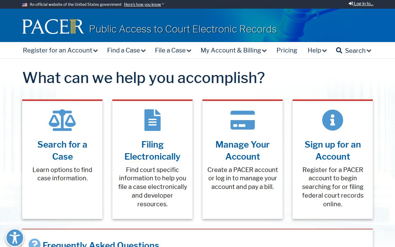 Montgomery County criminal court cases searched through PACER for federal records